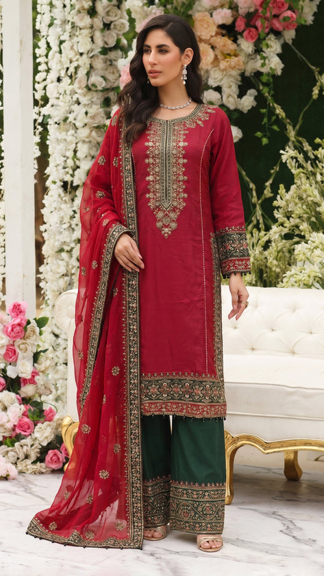 Silk grip-Palazzo Set