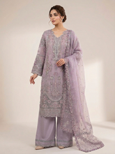 Luxury Organza 3-Piece Suit with Palazzo