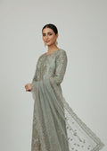 Pastel Green Net Sharara Set- fancy wear — 2