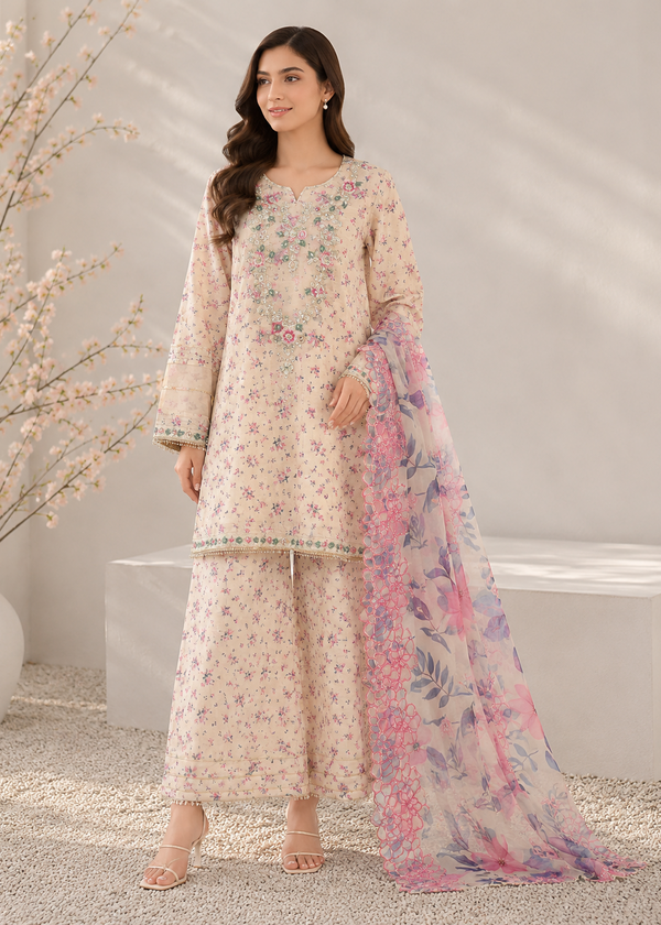 Ethnic Style Eid edit Pink -Mona’s Ally’s