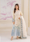 Cream Organza 3 piece — 1