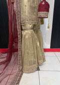 Golden Mist – Gharara Set - Bridal wear — 4