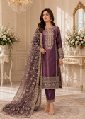 Organza 3-Piece Suit-Purple — 1
