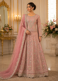 Pink Blossom – Organza Lehenga Set — 1