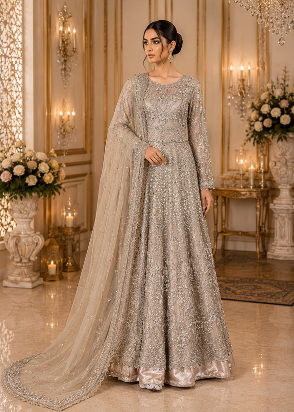 Moonstone Elegance – Net Maxi