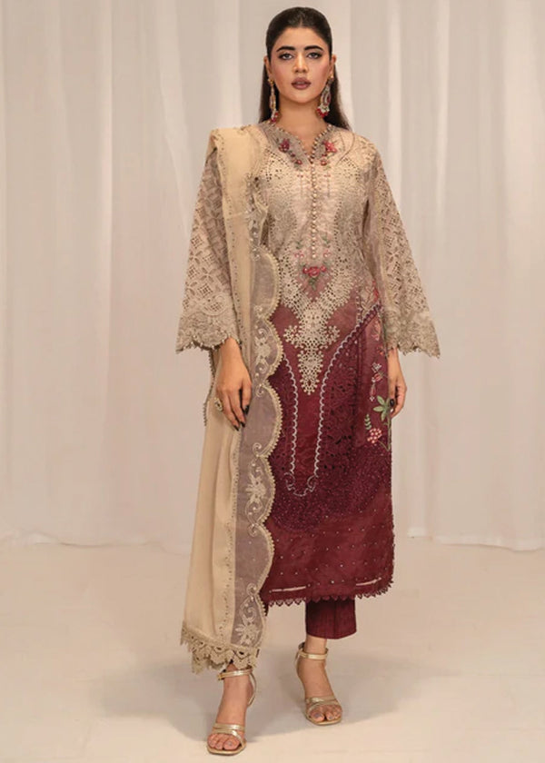 Mehroon 3 piece suit - Mona’s Ally’s
