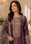 Organza 3-Piece Suit-Purple — 2