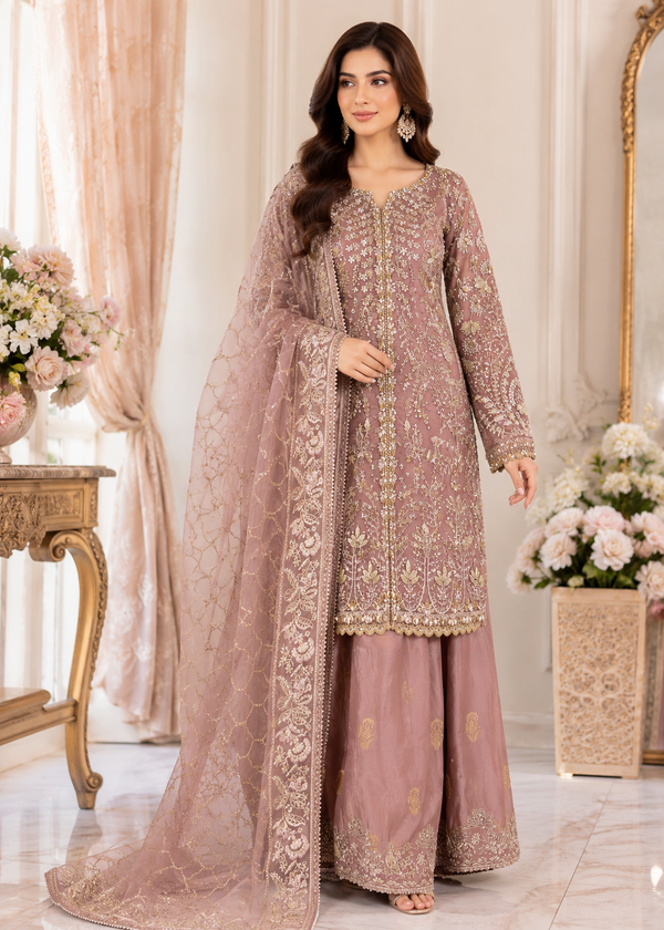 Elegant Organza 3-Piece Suit