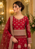 Red Royale – Organza Maxi — 2
