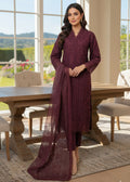Maroon Organza Kurta set featured — 2