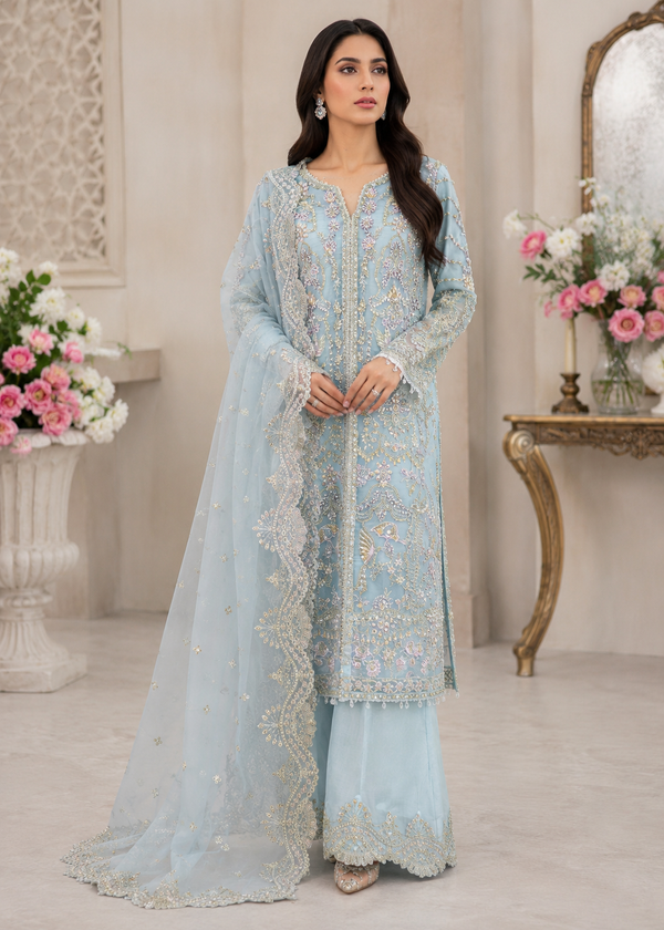 Mah-e-Rukh - Ice Blue