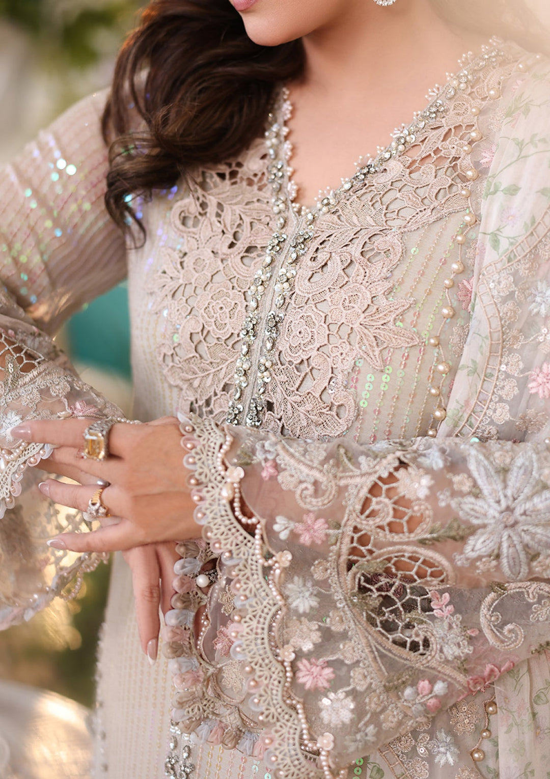 Maria B Inspired – Luxury Chiffon 3-Piece Suit