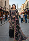 Chiffon Sharara Black -Mona’s Ally’s — 2