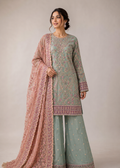Elegant Khaddi Net 3-Piece Embroidered Suit — 1