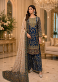 Sapphire Royale – Chiffon Palazzo Set — 1