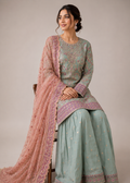 Elegant Khaddi Net 3-Piece Embroidered Suit — 2