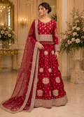 Red Royale – Organza Maxi — 1