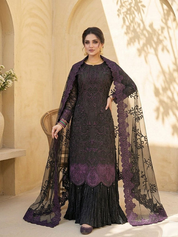 SJ-Black Palazzo set