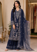 Luxury Organza  3-Piece Suit with Palazzo — 1
