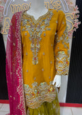 Mustard Glow – Mehndi Shara Set — 4