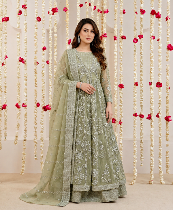 Chandni Mehfil FG 126 Olive