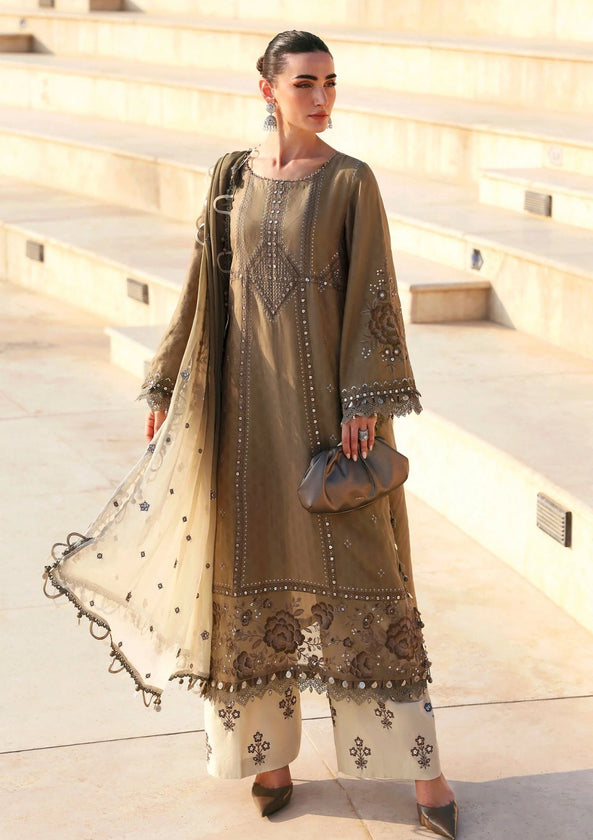 Maria B – Olive Lawn 3 Piece Suit