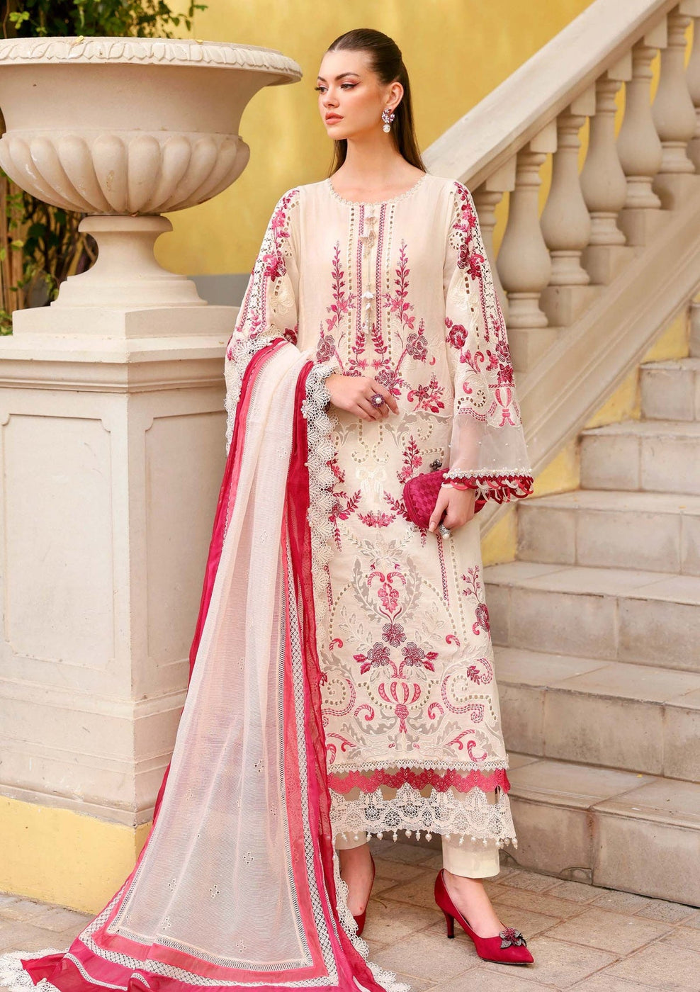 Maria B – Tea pink 3 Piece Suit