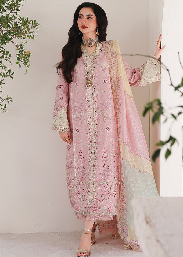 Qalamkar – Tea Pink Chikankari ‘26