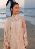 Qalamkar – Baby Pink Chikankari 3 Piece Suit — 2