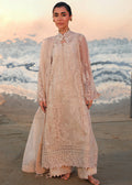 Qalamkar – Baby Pink Chikankari 3 Piece Suit — 1