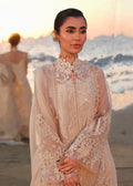 Qalamkar – Baby Pink Chikankari 3 Piece Suit — 3