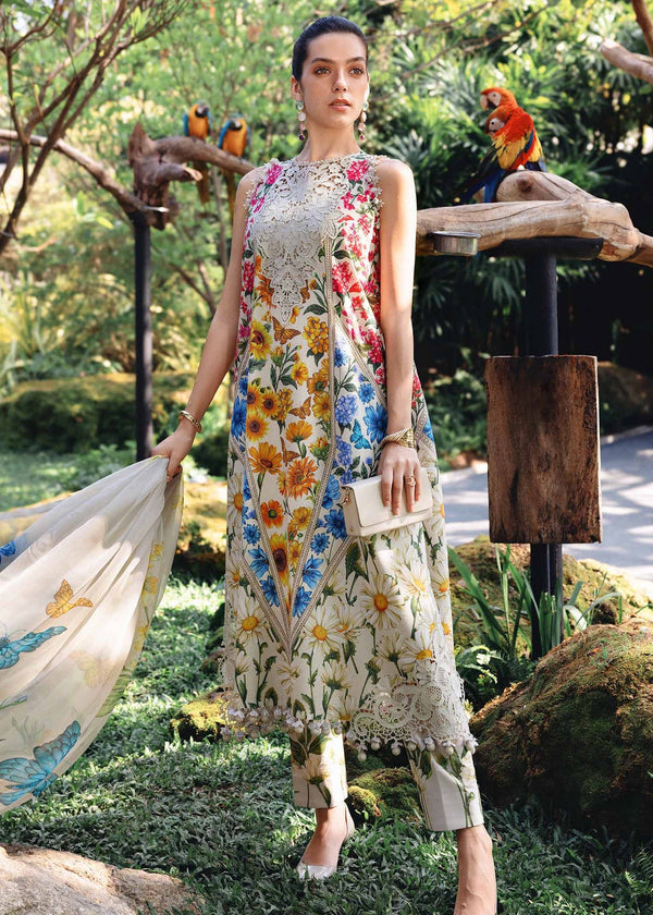 Maria B Embroidered Printed Lawn Suit