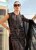 Maria B Luxury Lawn – Black 3 Piece Suit — 4