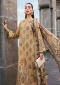 Maria B Luxury Lawn – Mustard 3 Piece Suit — 2