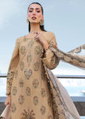 Maria B Luxury Lawn – Mustard 3 Piece Suit — 4