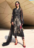 Maria B Luxury Lawn – Black Embroidered Suit -MBLL#07B — 1