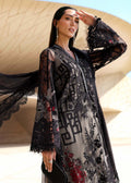 Maria B Luxury Lawn – Black Embroidered Suit -MBLL#07B — 4