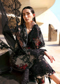 Maria B Luxury Lawn – Black Embroidered Suit -MBLL#07B — 2