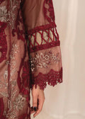 Maria B Inspired – Maroon Chikankari Suit — 3