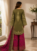 Ethnic Short Shirt with Farshi Shalwar — 2