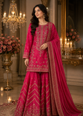 Luxury Shisha Silk Embroidered 3-Piece Suit — 1