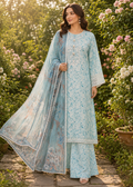 Floral Palazzo Set - Ice Blue — 1