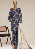 Festive Embroidered Lawn Suit — 1