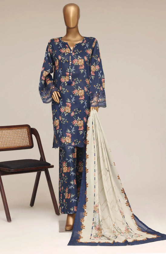 Festive Embroidered Lawn Suit
