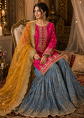 Hot Pink Mehndi Gharara Set — 2