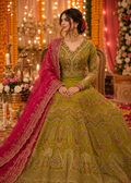 Noor-e-Olive Organza Set — 2