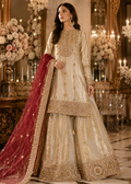 Noor-e-Ivory Luxury Masoori Ensemble — 1
