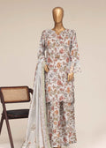 Festive Embroidered Lawn Suit — 1