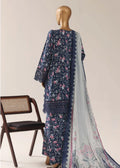 SadaBahar Summer Blue  Embroidered Lawn Suit — 3