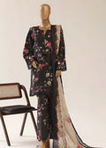 SadaBahar Summer Black Embroidered Lawn Suit — 1